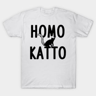 Homo ring-tailed ring-tailed kattas design costume human love T-Shirt